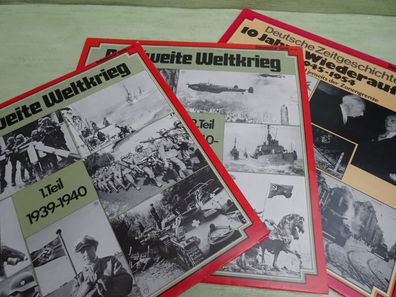 12" Lp Der zweite Weltkrieg 1939-1940 1940-1945 10 Jahre Wiederaufbau 1945-1954