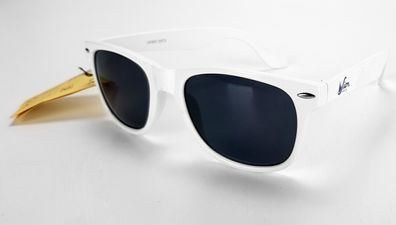 Sion Kölsch Sonnenbrille Nerd Party Brille weiß mit UV 400 Schutz 2x