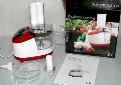 EC01M Universale Mini Power Küchenmaschine 0,4L 250W Schneiden Mixen Zerkleiner