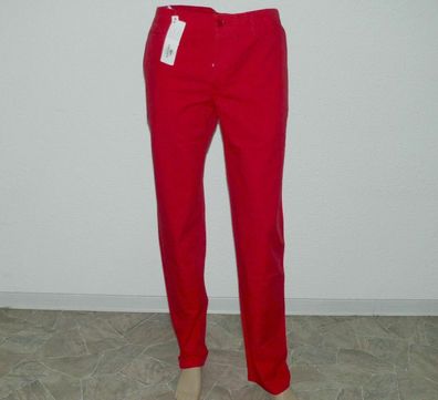 Lacoste HH87097Z1 Classic Elegante Stoff Jeans Hose Regular Fit W 34 42 L32 Rot
