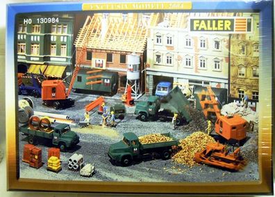 Faller 130984: Baustelle "Bauunternehmung Hermann GmbH", NEU & OVP - ungeöffnet