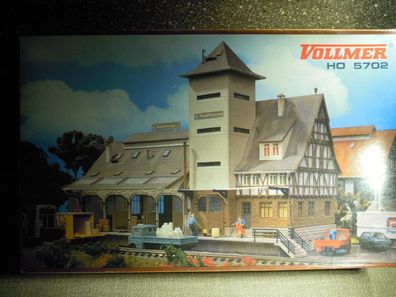 Vollmer 5702: "Raiffeisen" Lagerhaus, Bausatz für die H0 Modellbahn, NEU & OVP
