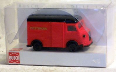 Busch 41952: Citroen H "Posterijen", Fertigmodell in H0 - NEU & OVP