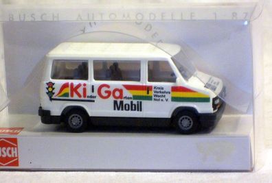 Busch 43251: Fiat Ducato "Ki Ga Mobil", Fertigmodell in H0 - NEU & OVP