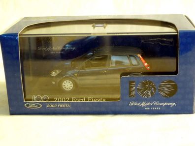 Minichamps: 2002 Ford Fiesta, 100 Jahre Ford Motors, Diecast in 1/43, NEU & OVP