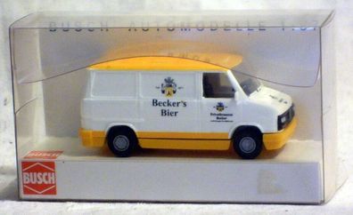Busch 43295: Peugeot J5 "Becker's Bier", Fertigmodell in H0 - NEU & OVP