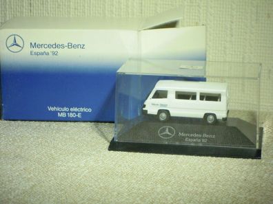 Mercedes-Benz 180-E "Vehiculo Elecrtico, Espana '92" von Herpa, N E U & O V P