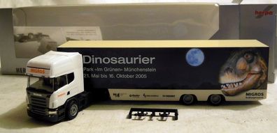 Herpa 277747: Scania Sattelzug "Migros", Fertigmodell in H0, NEU & OVP