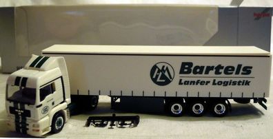 Herpa 278744: MAN TGA LX Sattelzug "Bartels -Lanfer", Modell in H0, NEU & OVP
