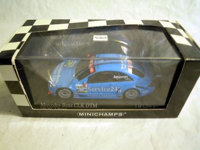 Minichamps 400033224: Mercedes CLK Coupé, DTM 2003 P. Huisman #24, NEU & OVP