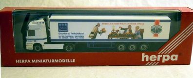 Herpa 188418: MB Actros L Kühlkoffer-SZ "Frenzel", Fertigmodell in H0, NEU & OVP