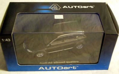AutoArt 50302: Audi A6 Allrad Quattro, Lavagrau, Metallmodell 1/43, NEU & OVP