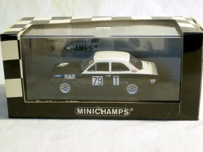 Minichamps 400688179: Ford Escort I TC, Nürburgring 1968 #79 Stommelen, NEU, OVP