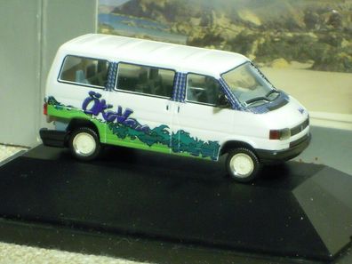 Herpa 180818: VW Caravelle "Öko-Van", Fertigmodell in 1/87, N E U & O V P