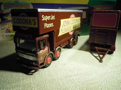 Corgi 21701: AEC Closed Pole Truck & Trailer "John Codona's", 1/50, NEU & OVP
