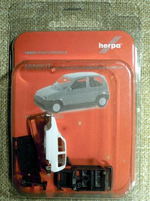Herpa 12164: Fiat Cinquecento in weiß oder rot, H0 Minikit, Bausatz, NEU & OVP