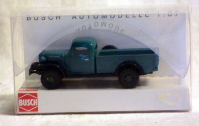 Busch 44006: Dodge Power Wagon "Landwirt", Modell in H0, N E U & OVP
