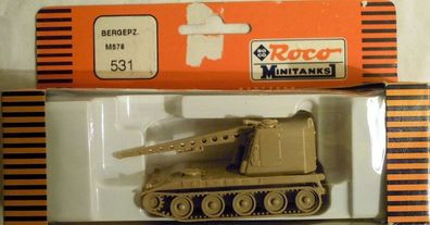 Roco-Minitanks 531: Bergepanzer M578, Ketten-Militärfahrzeug in 1/87, NEU & OVP