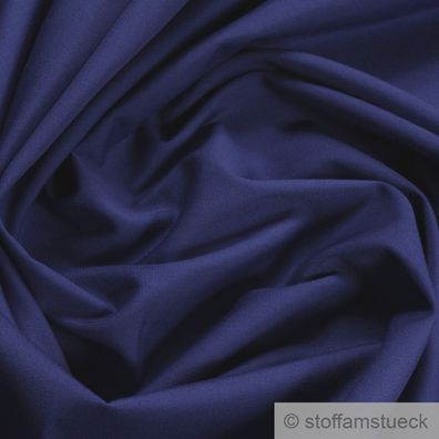 Stoff Baumwolle Polyester kobaltblau knitterarm pflegeleicht 95° C waschbar blau