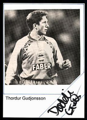 Thordur Gudjonsson VFL Bochum Original Signiert + A 91168