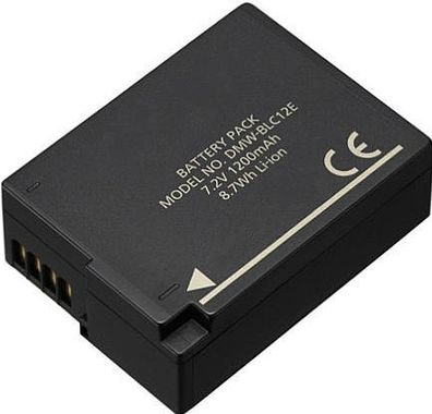 Akku accu Batterie battery Netzteil Panasonic DMW-BLC12E Lumix DMC GH2 G5 G6 FZ200 ..