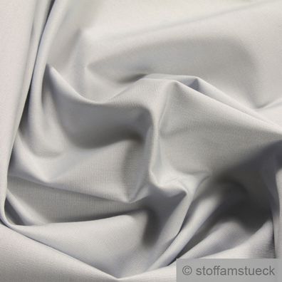 Stoff Baumwolle Polyester hellgrau knitterarm pflegeleicht 95° C waschbar grau