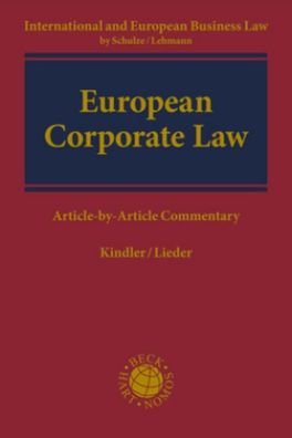 European Corporate Law: Article-by-Article Commentary,