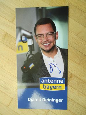 Antenne Bayern Moderator Djamil Deininger - handsigniertes Autogramm!!!