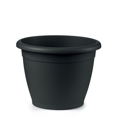Pflanzgefäß Blumentopf Pflanztopf Naxos rund anthrazit Ø 20 - 40 cm cm Veca