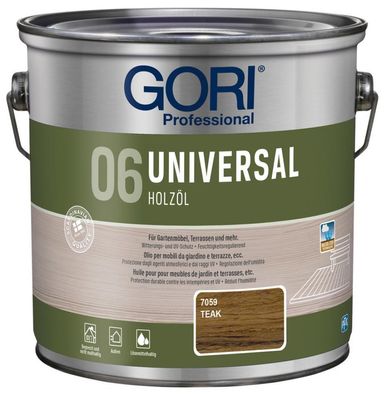 GORI 06 (ehemals GORI 3052) Teak-Öl 2,50 ltr.
