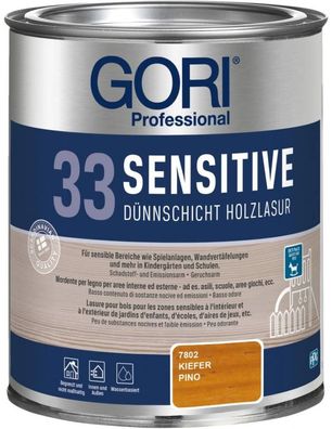 GORI 33 Sensitiv-Lasur Kiefer 0,75 ltr.