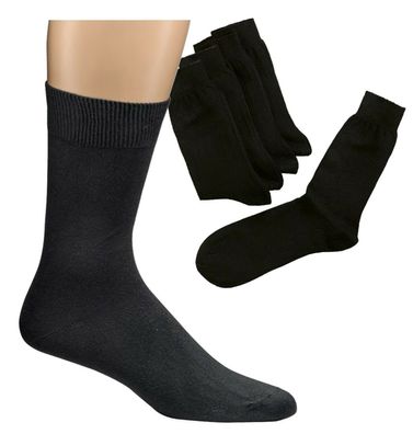 Damen Berufs-Socken, schwarz im 10er Pack, 10 Paar schwarze Damensöckchen