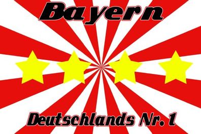 Fahne Flagge Bayern Deutschlands Nr.1 Hissflagge Fanflagge 90x150
