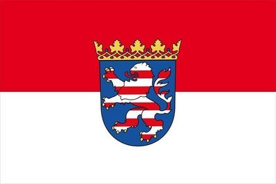 Fahne Flagge Hessen Bundesland 60x90 Hissflagge