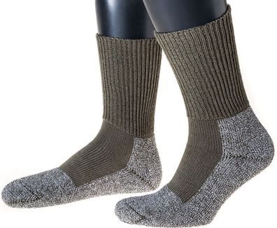 Funktionssocke, Made in Germany, Naturfaser, ohne Gummibund Trekking-Socken