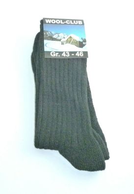 Norweger-Socken mit Frottee-Sohle im 3er Pack, Army-Style, jagdgrün