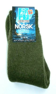 Thermo Socken Made in Norwegen Vollplüsch mit Schafwolle extra dick