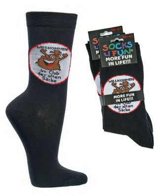 Unisex Spaßsocken, Fun socks, witzige Socken Alter Sack