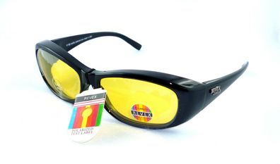 Polarisierte Nachtfahrbrille Schießbrille mit 100% UV Schutz enspiegelt