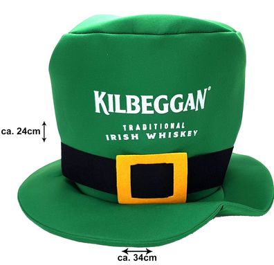 Kilbeggan Kobold 3x Hut für Karneval / Halloween / St. Patricks Day Material :