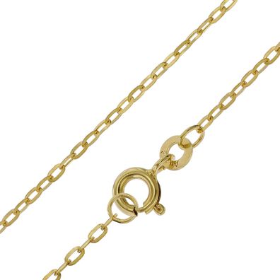 trendor Schmuck Halskette Gold 333/8K Flachanker-Design 1,3 mm Breite 51862