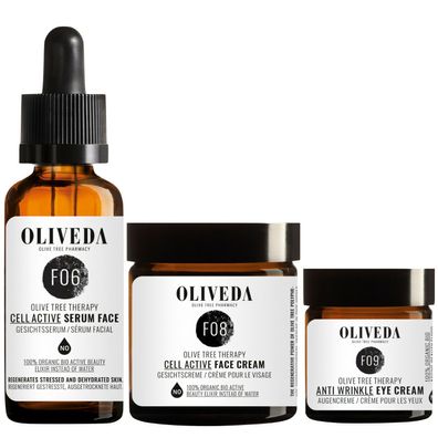 Oliveda F06 Face Serum + F09 Augencreme je30ml+ F08 Face Cream 50ml