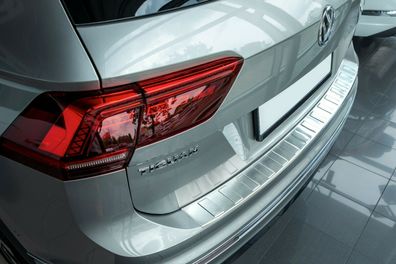 Ladekantenschutz passend für VW Tiguan Allspace 9.2017> Edelstahl Gebürstet