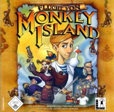 Flucht von Monkey Island (PC, 2000, Nur der Steam Key Download Code) Keine DVD