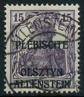 Allenstein Nr 3 gestempelt X462DCA