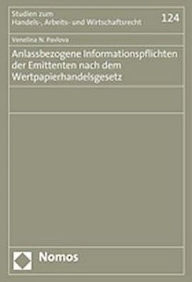 Anlassbezogene Informationspflichten der Emittenten nach dem Wertpapierhand ...