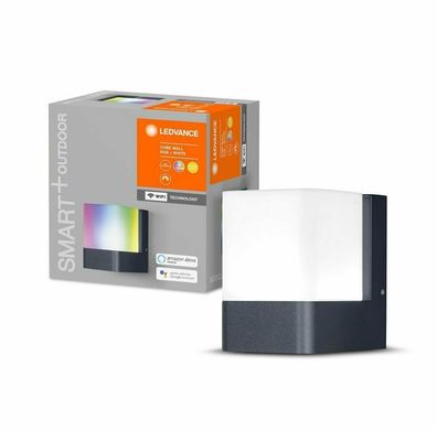 Ledvance SMART+ WIFI CUBE Außenwandleuchte RGBW LED 9,5W 830 450lm Dim