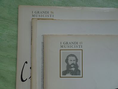 10" LP Tonbuch I Grandi Musicisti 13 56 Johann Strauss Jacques Offenbach Fabbri