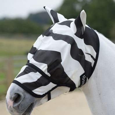 Bucas Buzz-Off Extended Nose - Zebra - Fliegenmaske