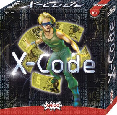 Amigo 01852 - Brettspiel - X-Code Familienspiel Gesellschaftsspiel Spiel 10+